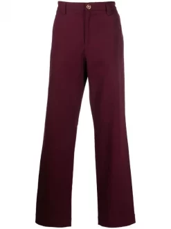 ( Nouvelle Collection ) Versace Pantalon Ample à Motif Medusa 1R580N DARK BORDEAUX