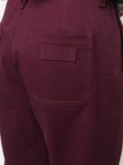 ( Nouvelle Collection ) Versace Pantalon Ample à Motif Medusa 1R580N DARK BORDEAUX -Pas Cher Versace Boutique 18310558 39155435 600