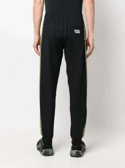 ( Nouvelle Collection ) Versace 5G240 CITRON DARK ORCHID Pantalon De Jogging à Imprimé Greca Homme -Pas Cher Versace Boutique 18312115 39158670 600