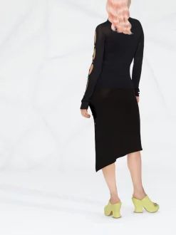 ( Nouvelle Collection ) Versace Pull Medusa Slash à Manches Longues 1B000 BLK -Pas Cher Versace Boutique 18316153 39301203 600