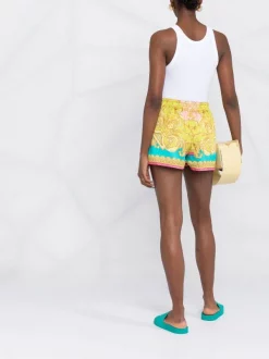 ( Nouvelle Collection ) Versace Short Imprimé à Taille élastiquée Femme -Pas Cher Versace Boutique 18323858 39194504 600