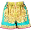 ( Nouvelle Collection ) Versace Short Imprimé à Taille élastiquée Femme