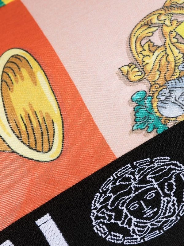 ( Nouvelle Collection ) Versace Soutien-gorge à Imprimé Graphique ROSA-ARANCIO 3 ( Nouvelle Collection ) Versace Soutien-gorge à Imprimé Graphique ROSA-ARANCIO – Image 3