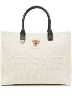 Versace Sac Cabas La Medusa En Toile Femme