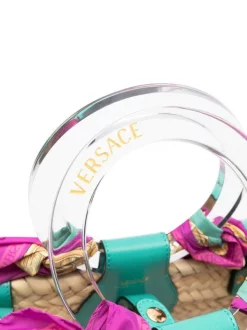 Versace Sac Cabas La Medusa Barocco 2K84V ROPE+TURQUOISE -Pas Cher Versace Boutique 18342730 39256365 600