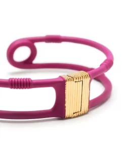 ( Nouvelle Collection ) Versace 4J350 VERSACEGOLD-CERISE Bracelet Torque à Logo Medusa Femme -Pas Cher Versace Boutique 18346963 39325478 600