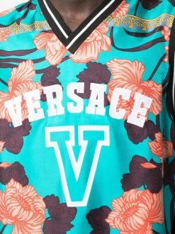 ( Nouvelle Collection ) Versace Haut à Fleurs 5V230 TURQUOISE+PRINT 9 ( Nouvelle Collection ) Versace Haut à Fleurs 5V230 TURQUOISE+PRINT -Pas Cher Versace Boutique 18353465 39533198 600