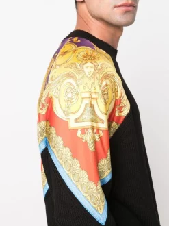 ( Nouvelle Collection ) Versace 1B000 BLACK Pull Barocco Goddess Nervuré Homme 9 ( Nouvelle Collection ) Versace 1B000 BLACK Pull Barocco Goddess Nervuré Homme -Pas Cher Versace Boutique 18363465 39462995 600