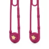 ( Nouvelle Collection ) Versace 4J350 VERSACEGOLD-CERISE Boucles D'oreilles Pendantes à Logo Medusa Femme