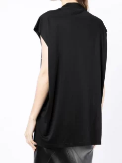 ( Nouvelle Collection ) Versace T-shirt Long à Ornements En Cristal 1B000 -Pas Cher Versace Boutique 18400501 39599041 600