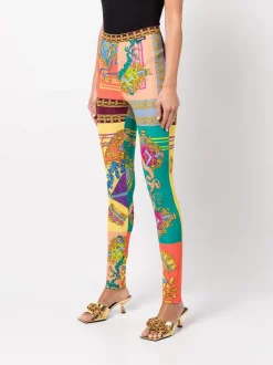 ( Nouvelle Collection ) Versace Legging Royalty à Imprimé Graphique 5X000 -Pas Cher Versace Boutique 18419159 39574901 600