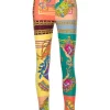 ( Nouvelle Collection ) Versace Legging Royalty à Imprimé Graphique 5X000