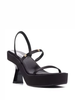 ( Nouvelle Collection ) Versace Mules Medusa En Cuir à Plateforme Femme