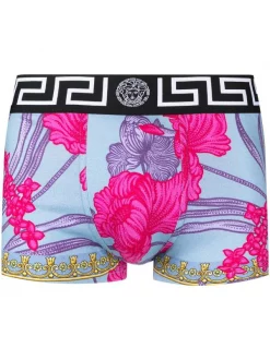 ( Nouvelle Collection ) Versace Boxer Barocco à Fleurs 5V250 Cornflower+stampa