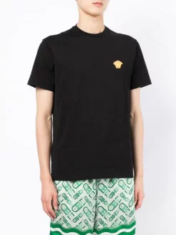 Versace Medusa Embroidered T-shirt Homme -Pas Cher Versace Boutique 18433278 39721370 600