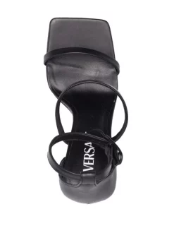 Versace Sandales En Cuir 1B00V BLACK -Pas Cher Versace Boutique 18433638 39674596 600