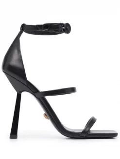 Versace Sandales En Cuir 1B00V BLACK