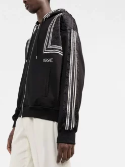 ( Nouvelle Collection ) Versace Veste à Logo Imprimé 5B010 BLACK+PRINT 7 ( Nouvelle Collection ) Versace Veste à Logo Imprimé 5B010 BLACK+PRINT -Pas Cher Versace Boutique 18435575 39540777 600